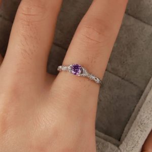 Dainty Butterfly-Shaped Ring