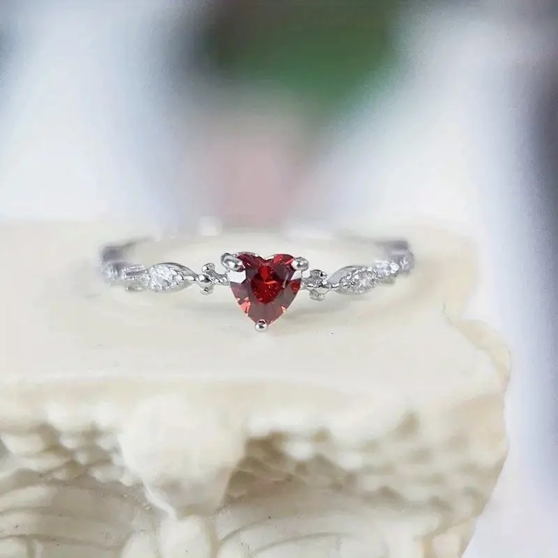 Heart-Shaped Red