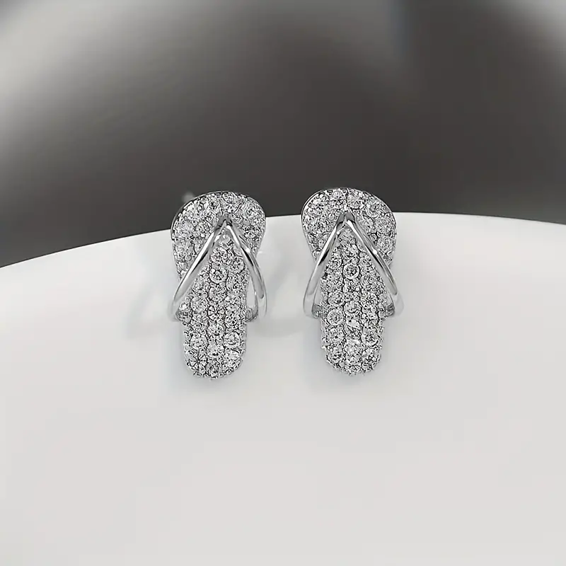Slipper Zircon Earrings - Image 7