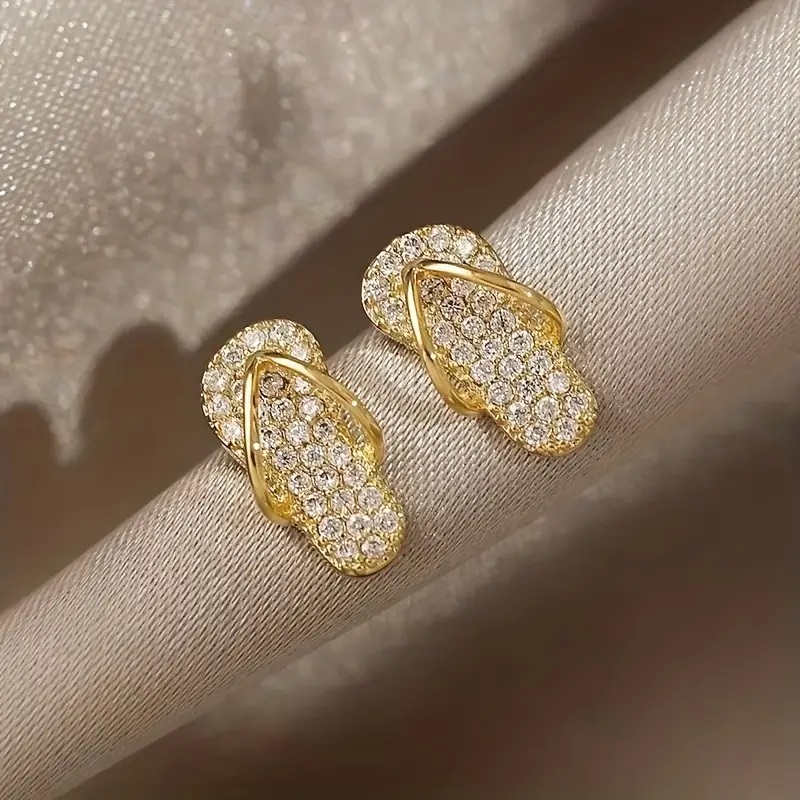 Slipper Zircon Earrings - Image 6