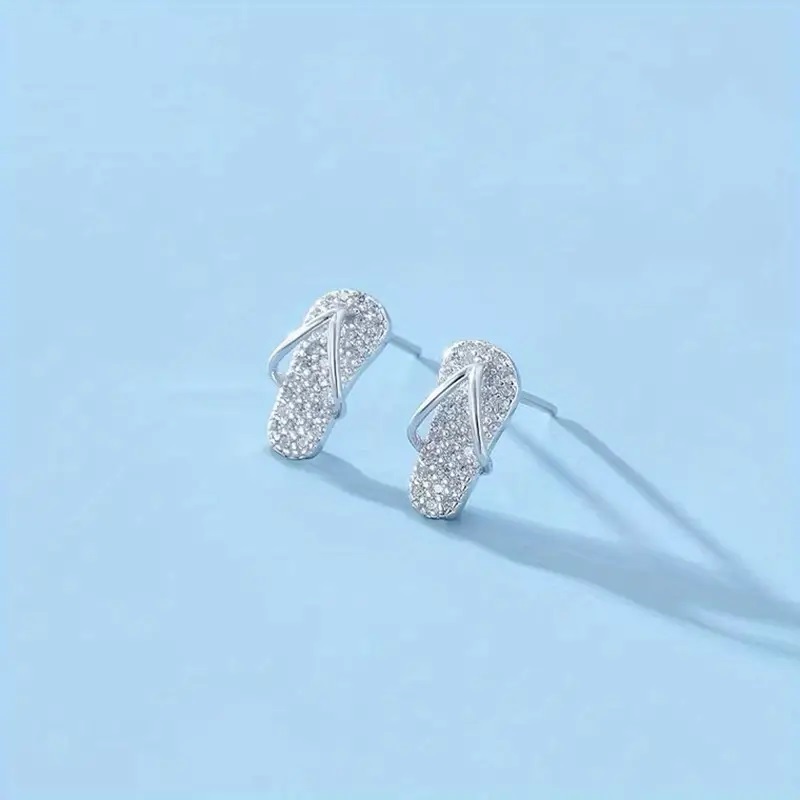 Slipper Zircon Earrings - Image 3