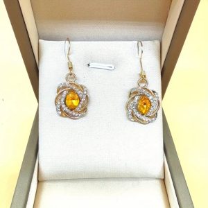 Spiral Hollow Dangle Earring