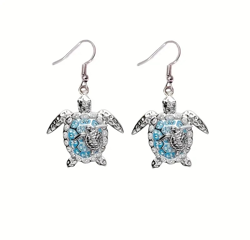 Turtle necklace and earring set - Image 2