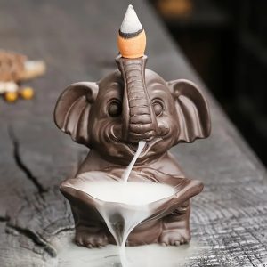 elephant incense burner
