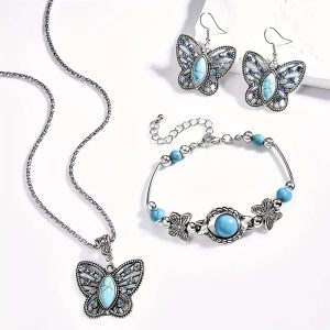 Vintage Style Hollow Butterfly Jewelry