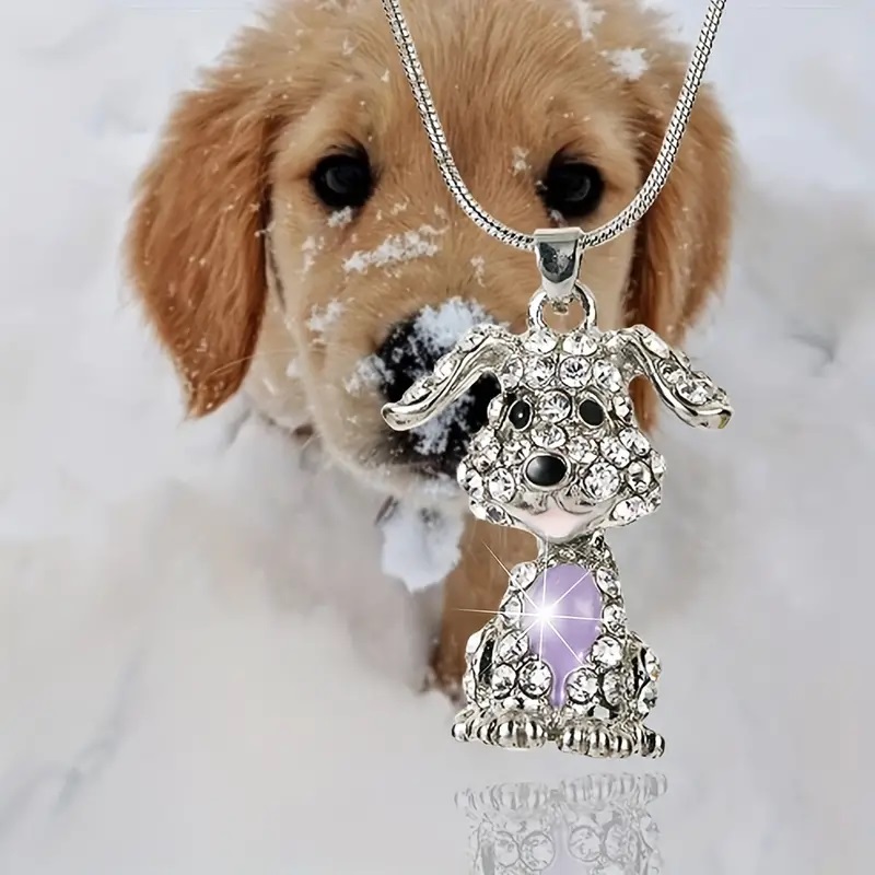 Puppy dog necklace