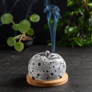 Unique Moon Shaped Incense Burner, Moonlight Incense Burner, Aromatherapy Burner