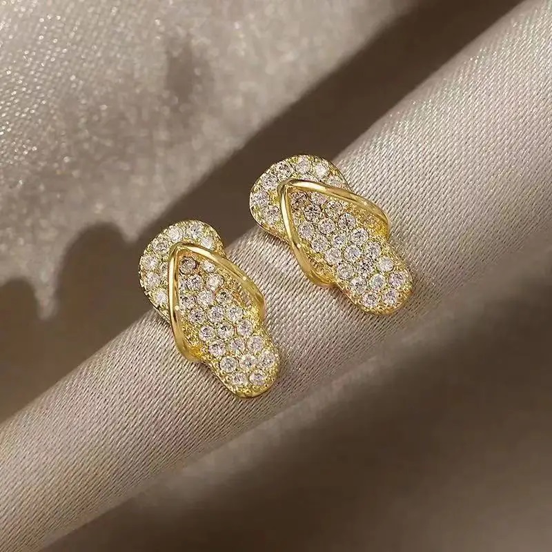 Slipper Zircon Earrings - Image 11