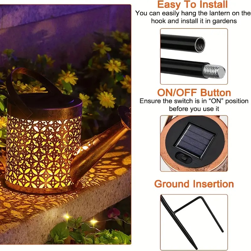 watering can solar light