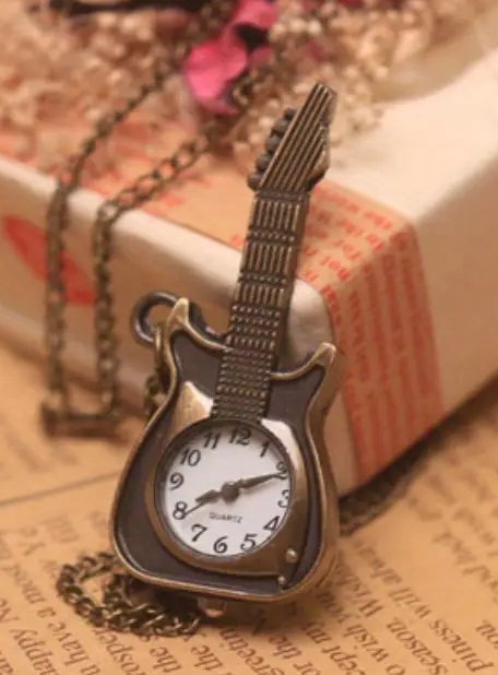 Guitar pocket watch