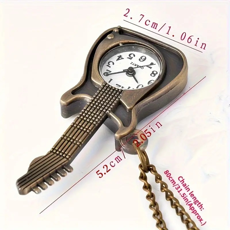 Guitar pocket watch