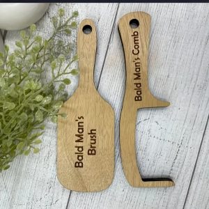 Funny Novelty Comb Or Brush For Bald Men