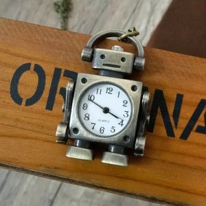 Cool Robot Quartz Pocket Watch