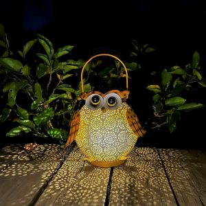 owl solar light
