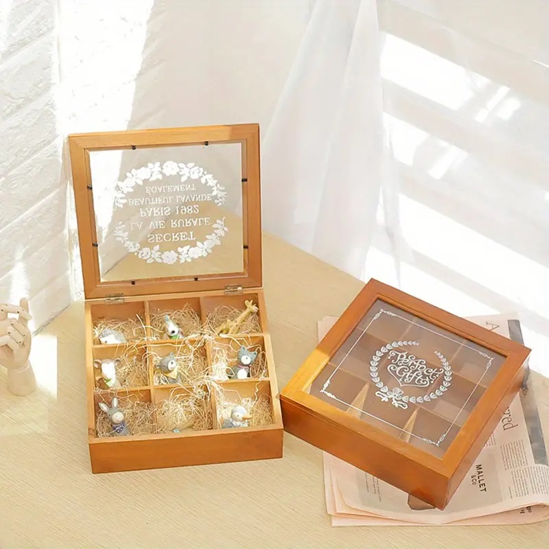 rustic wooden organizer
