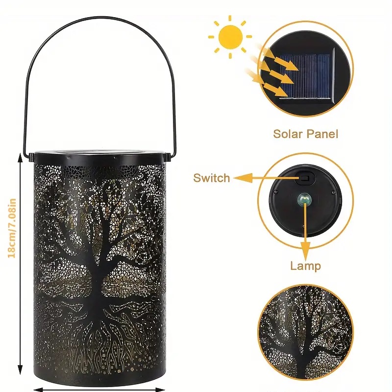 tree of life solar latern