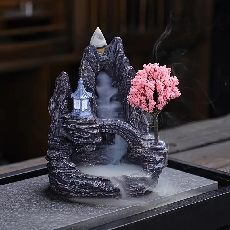 waterfall incense burner