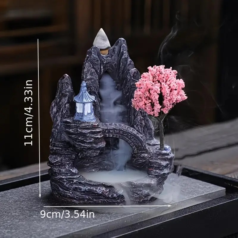 waterfall incense burner