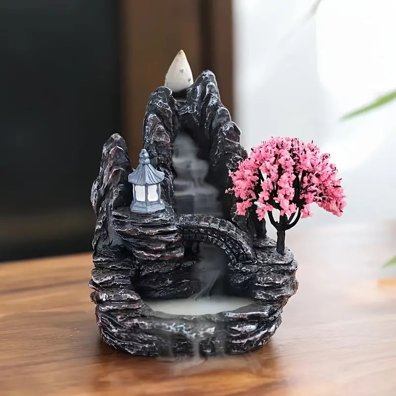 waterfall incense burner