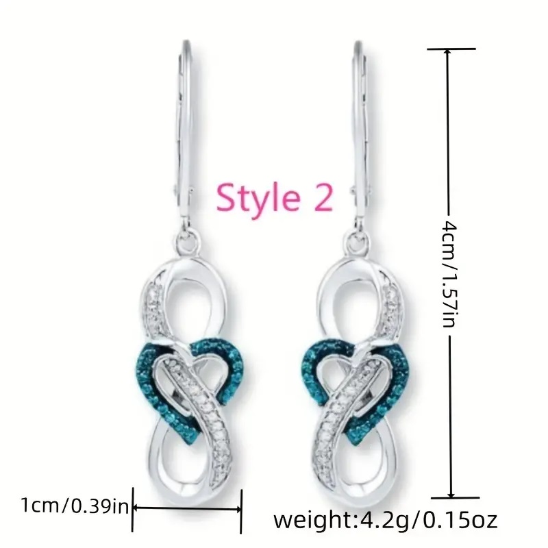 antique heart earrings
