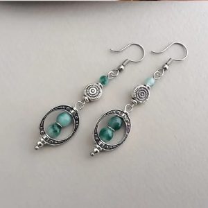 bohemian vintage dangle earrings