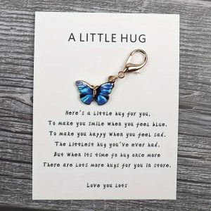butterfly hug inspirational card