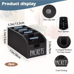 Rustic Wooden Spice & Snack Organizer