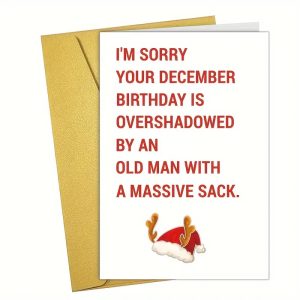 brithday christmas card