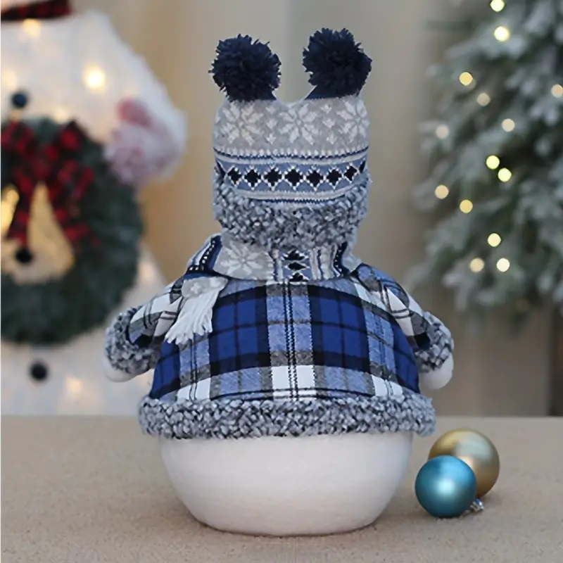 charming blue snowman