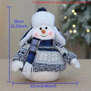charming blue snowman