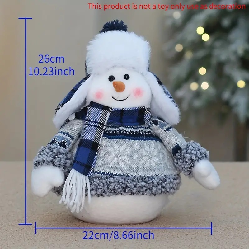 charming blue snowman