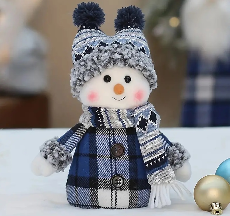 charming blue snowman