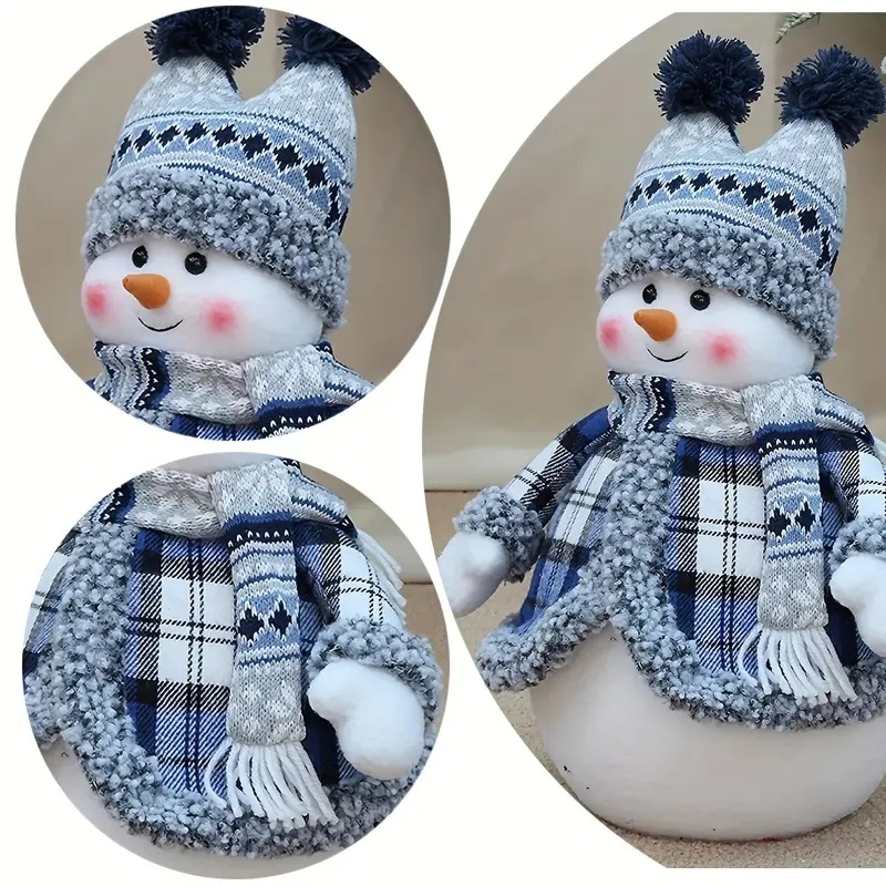 charming blue snowman