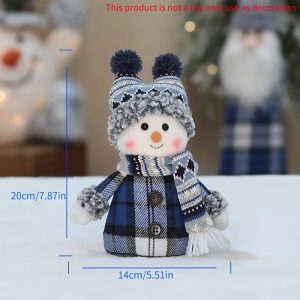 charming blue snowman