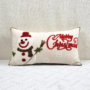 merry christmas pillow cover