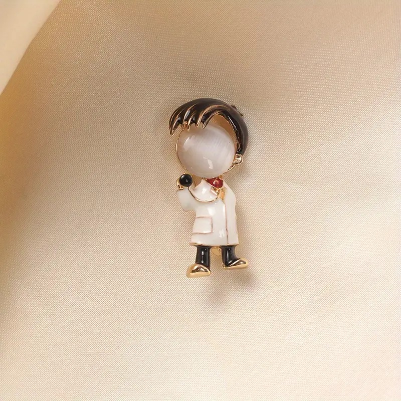 Nurse or Doctor Pattern Brooch - Image 6
