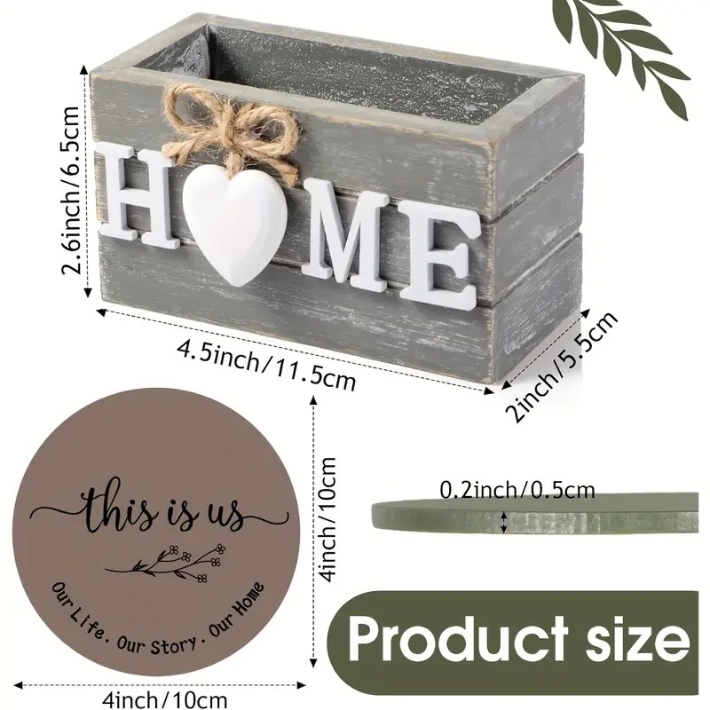 rustic coaster set