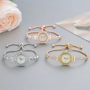 Womens Luxury Quartz Bracelet Watch