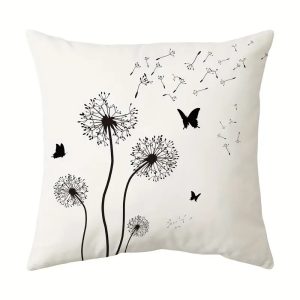 Dandelion Throw Pillow Cover