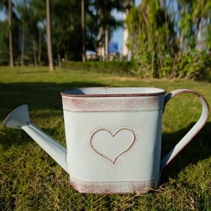 rustic watering can