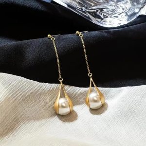 tassel drop earrings