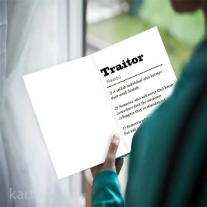 traitor card