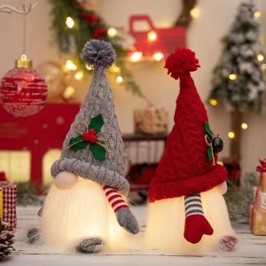 whimsical light up gnomes
