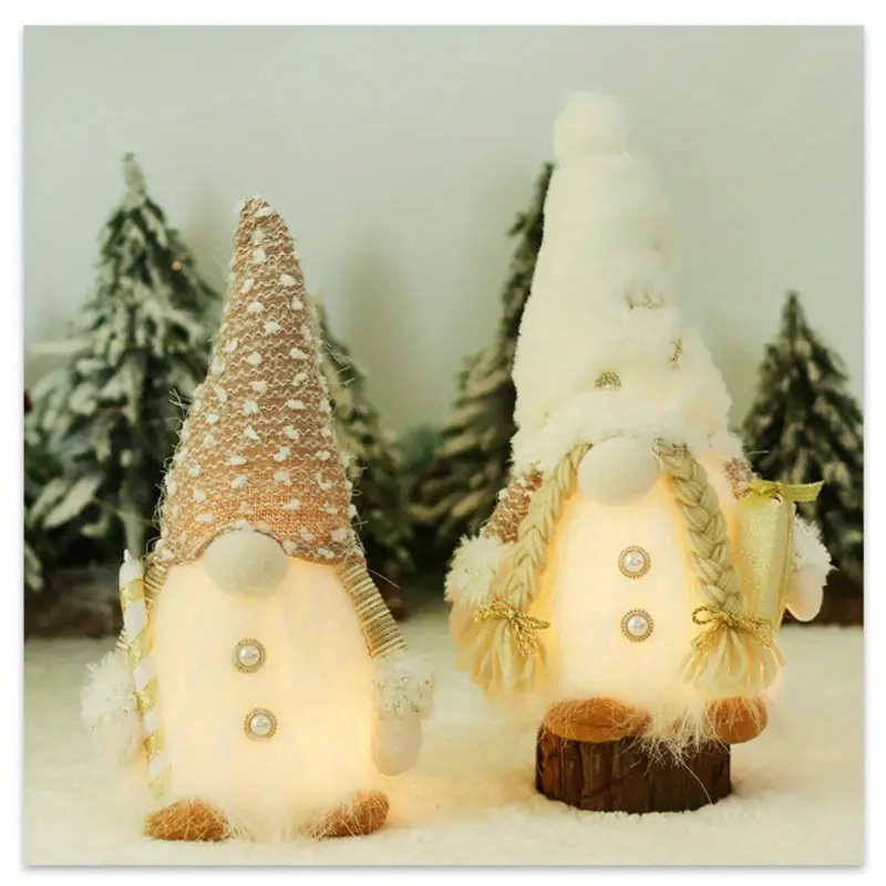 Whimsical Lighted Gnomes