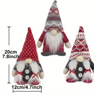 festive knitted gnomes