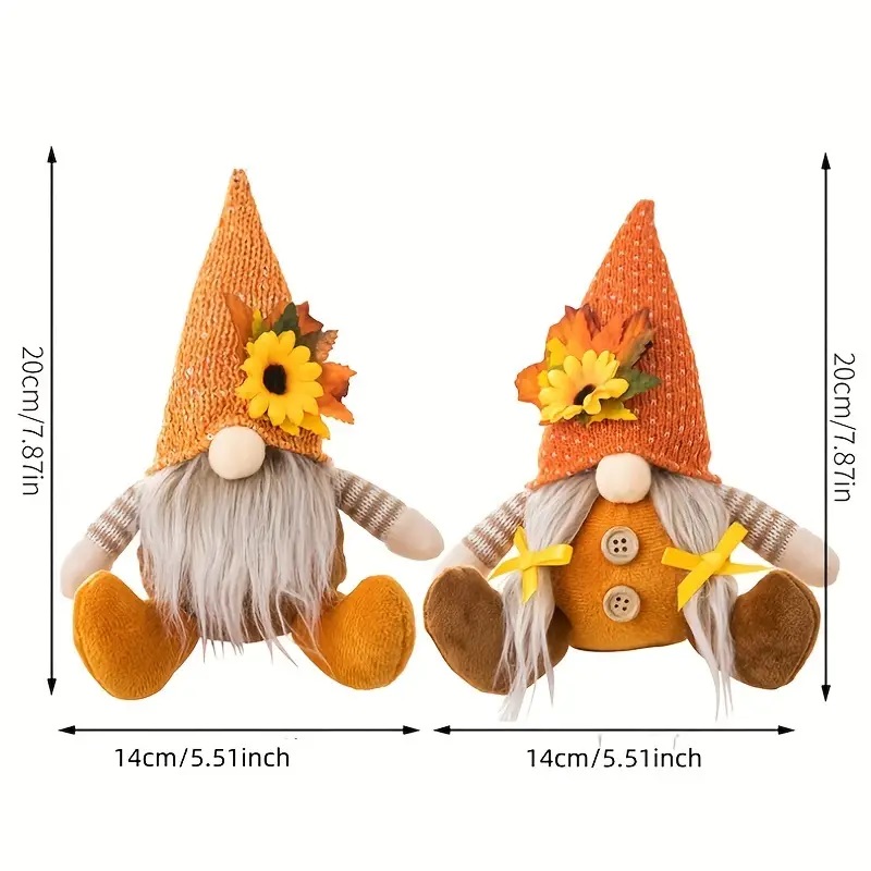 Sunflower Harvest Festival Gnome - Image 5
