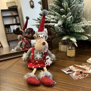 moose figurines-girl