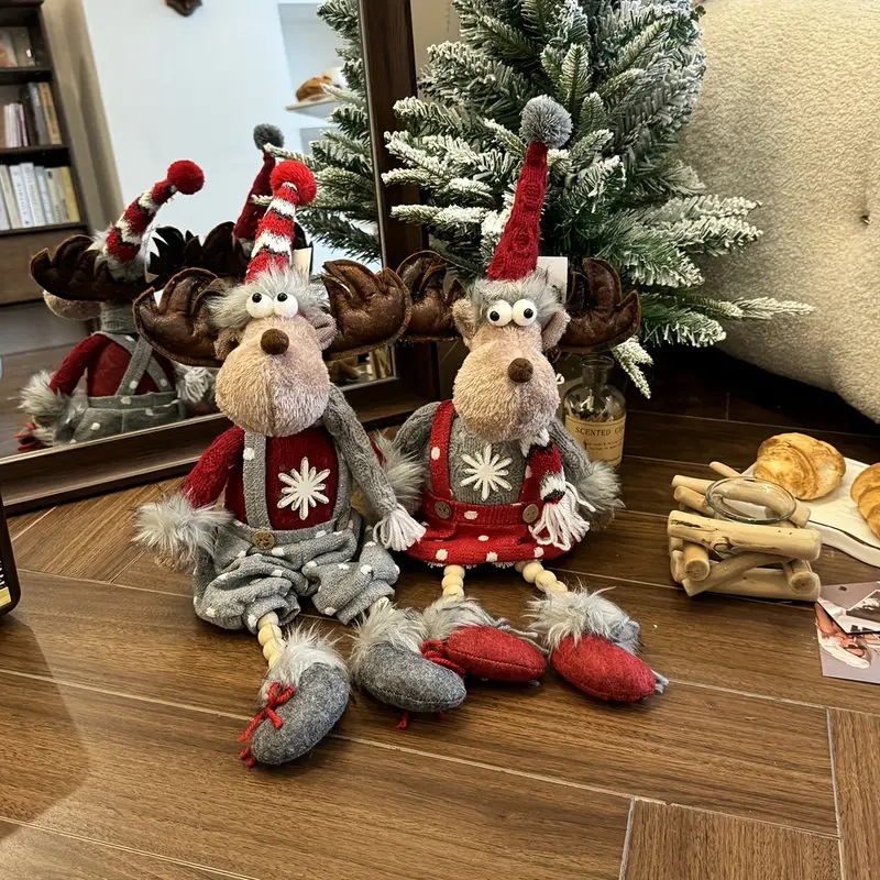 girl and boy moose bead legs