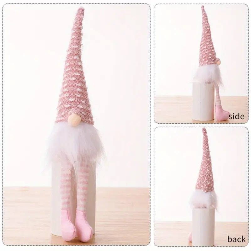 Needle Christmas Plush Woven Gnome - Image 4