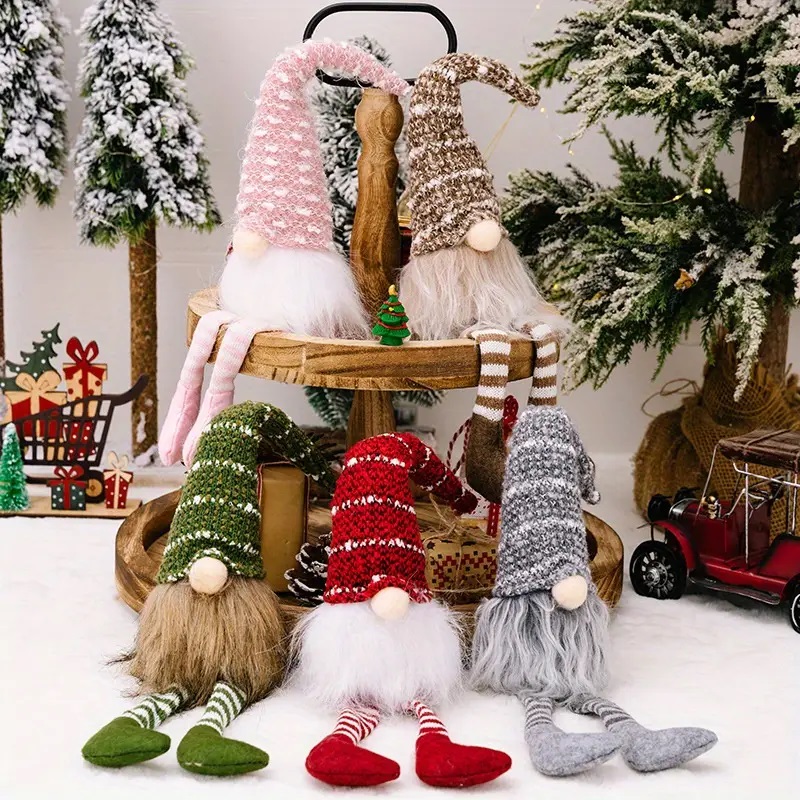 Needle Christmas Plush Woven Gnome - Image 2